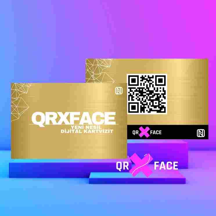 qrxface dijital kartvizitleri